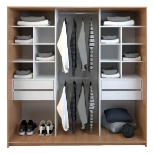D_898519-MLA95546839431_102025-O.webp Ropero Vestidor Sin Puertas Melamina 4 Cajones Color Olmo con Everest