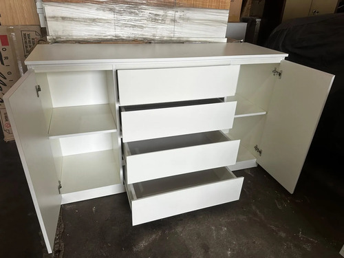 D_877792-MLA111759158696_062026-O.jpg Comoda Chiffoniers Melamina 1.40 Mts. 2 Puertas 4 Cajones