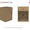 D_931830-MLA96895780026_112025-O.webp Mosconi Dakar Plus Mesa De Luz Dakar Plus Melamina 61 cm 45 cm 38 cm