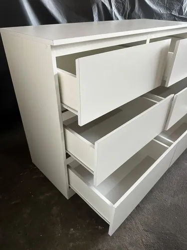 Comoda Chiffonier Cajonera 6 Cajones. 120 X 85 X 43- Mdf