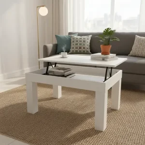 Mesa Ratona Centro Living Dolfin. Melamina. Plegable