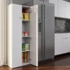 D_851555-MLA114020599224_072026-O.webp Despensero Cocina Dos Puertas Alacena Organizador 2 Estantes Regulables Blanco Melamina Resistente Multiuso Guardado Hogar Comedor Moderna Fácil Limpieza Kit Antivuelco D060 Dielfe