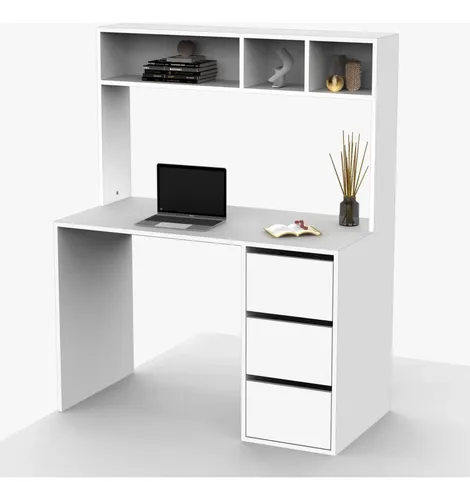 D_921276-MLA114959035417_072026-O.webp Escritorio Con Alzada 118 X 148 X 58- Eca120 Blanco
