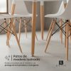 D_937291-MLA110322173867_042026-O.jpg Mesa Redonda Eames Comedor Cocina Madera Diseño Nordica 90cm Blanco Marrón Claro
