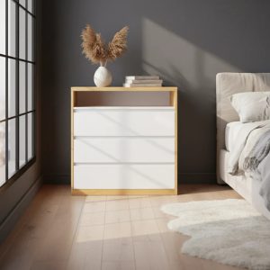 Comoda Chifonier Arkos 3 Cajones. Tapa Paraiso- 84 X 94