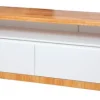 D_724926-MLA116120014505_082026-O.webp Bahiut Rack Bajo Arkos 1.64 X 0.53- 2 Caj Blanco Con Paraiso