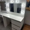 Maquillador Tocador Con 3 Cajones- Luces Y Espejo- 143 X 90
