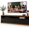 D_833334-MLA114752358926_082026-O.webp Bahiut Rack Bajo Arkos 1.64 X 0.53- 2 Caj Paraiso Con Negro