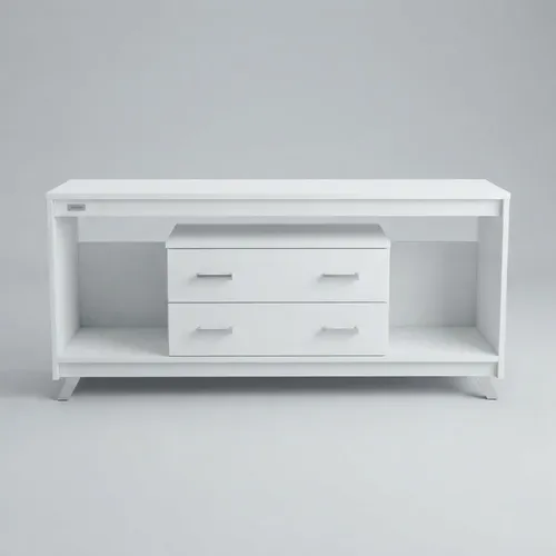 D_865741-MLA115344796314_082026-O.webp Excelente Rack Mesa Tv- Led Minimalista 2 Cajones Melamina