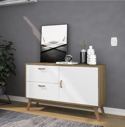 Bahiut Vajillero Nordico Zimmer 125 X 76 X 40 1 Pta, 2 Caj
