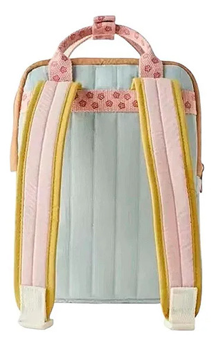 Mochila Infantil Zara Con Detalles Florales Vcf 2000