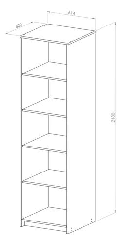 D_706754-MLA117573384807_092026-O.webp Modulo Placard Ropero Niza 218 X 61 X 60 Mpn 600- Estantes