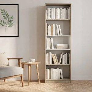 D_714393-MLA111018196879_042026-O.jpg Biblioteca Mosconi Biblioteca Full 180cm x 60cm x 30cm con 5 estantes