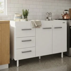 D_765623-MLA116665191132_092026-O.webp Bajo Mesada 2 Puertas, 3 Cajones 120 X 50 X 82 Cod 10132