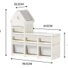 Mueble Infantil Organizador Reloj 7 Compartimientos Vcf 5169