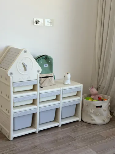Mueble Infantil Organizador Reloj 7 Compartimientos Vcf 5169