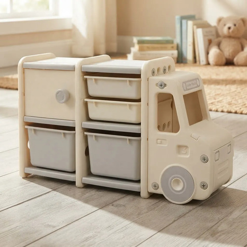 Mueble Organizador Infantil Camion Chico Vcf 5102