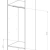 D_953437-MLA117572390067_092026-O.jpg Modulo Placard Ropero Niza 218 X 61 X 60 Mpn 600- Estantes