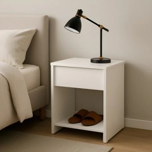 Mesa de luz Dielfe Niza CO-MLN060 de melamina - 60cm x 45cm x 35cm