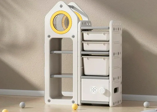 D_997859-MLA116606065992_092026-O.jpg Mueble Infantil Organizador 4 Compartimientos Vcf5126 Cohete