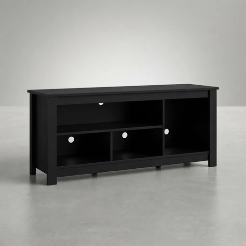 Rack Mesa Para Tv Depot Tv Stand. Color Negro- 135 X 60 X 40