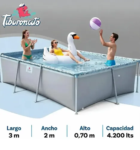 Pileta estructural Tiburoncito N°7