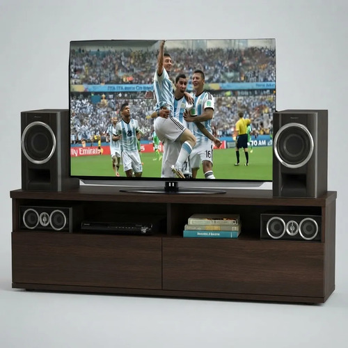 D_620165-MLA119499218757_102026-O.jpg Rack Mesa P Tv Hasta 65 - 2 Cajones- 180 X 51 X 40 Cod. 5572