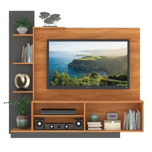 Rack con panel Fellicci Móveis Home Theater Havana para TV hasta 55 de mdp