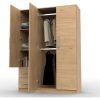 Placard Dielfe Clásica PAC130 de madera con 3 puertas batientes