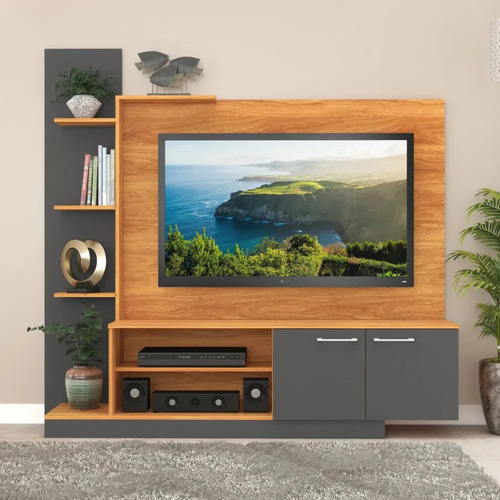 Rack con panel Fellicci Móveis Home Theater Havana para TV hasta 55 de mdp