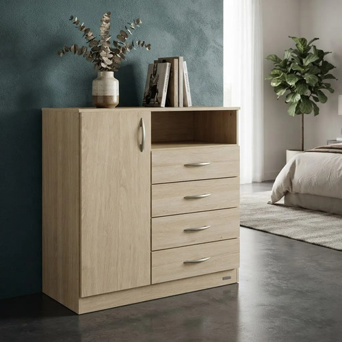 D_705287-MLA117875449670_102026-O.jpg Chiffonier Cajonera 4 Cajones- 1 Puerta- 1 Estante Cod. 921