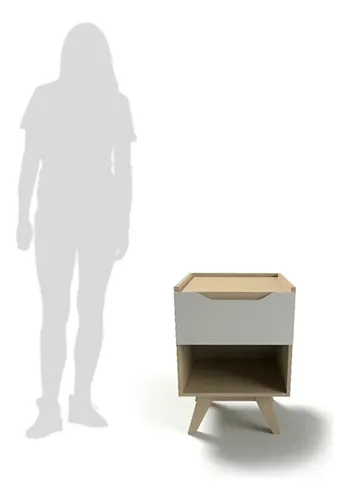 D_739260-MLA118616305117_102026-O.webp Mesa De Luz Arka. 1 Cajon, 1 Estante- 64 X 45 X 40. Gacela
