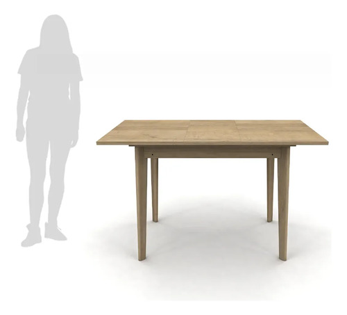 Mesa Cocina Comedor Extensible 120 A 160 X 0.80- Uppsala -