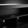 Rack Mesa Para Tv Depot Tv Stand. Color Negro- 135 X 60 X 40
