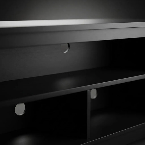 Rack Mesa Para Tv Depot Tv Stand. Color Negro- 135 X 60 X 40