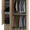 Placard Dielfe Clásica PAC130 de madera con 3 puertas batientes