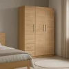 Placard Dielfe Clásica PAC130 de madera con 3 puertas batientes