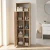 D_885351-MLA117840637728_102026-O.webp Mueble Organizador Armario Zen Alto Para Baño 1 Pta Estantes Color Roble Kendal Natural