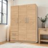 Placard Dielfe Clásica PAC130 de madera con 3 puertas batientes