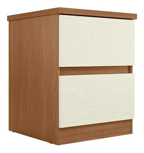 D_936477-MLA111321572930_052026-O.webp Mesa de luz Santos Andirá 2 Gavetas Bari de mdp - 58cm x 44.8cm x 43cm