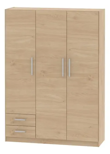 Placard Dielfe Clásica PAC130 de madera con 3 puertas batientes