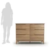 D_995054-MLA119576324827_102026-O.webp Cómoda Chifonier Cajonera Arna 6 Cajones. 123 X 90 X 45